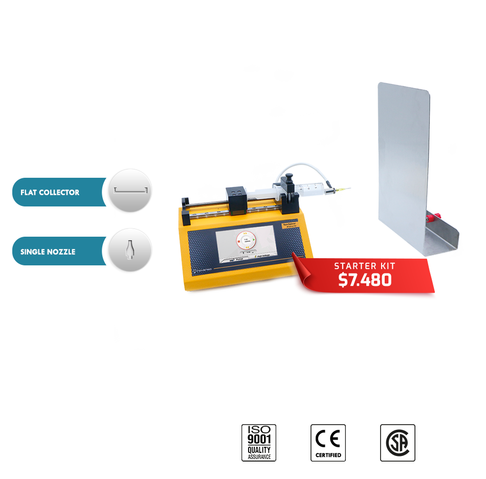 starter-kit-electrospinning-machine-flat-collector-single-nozzle-price.png Starter Kit electrospinning machine with flat collector and single nozzle configuration