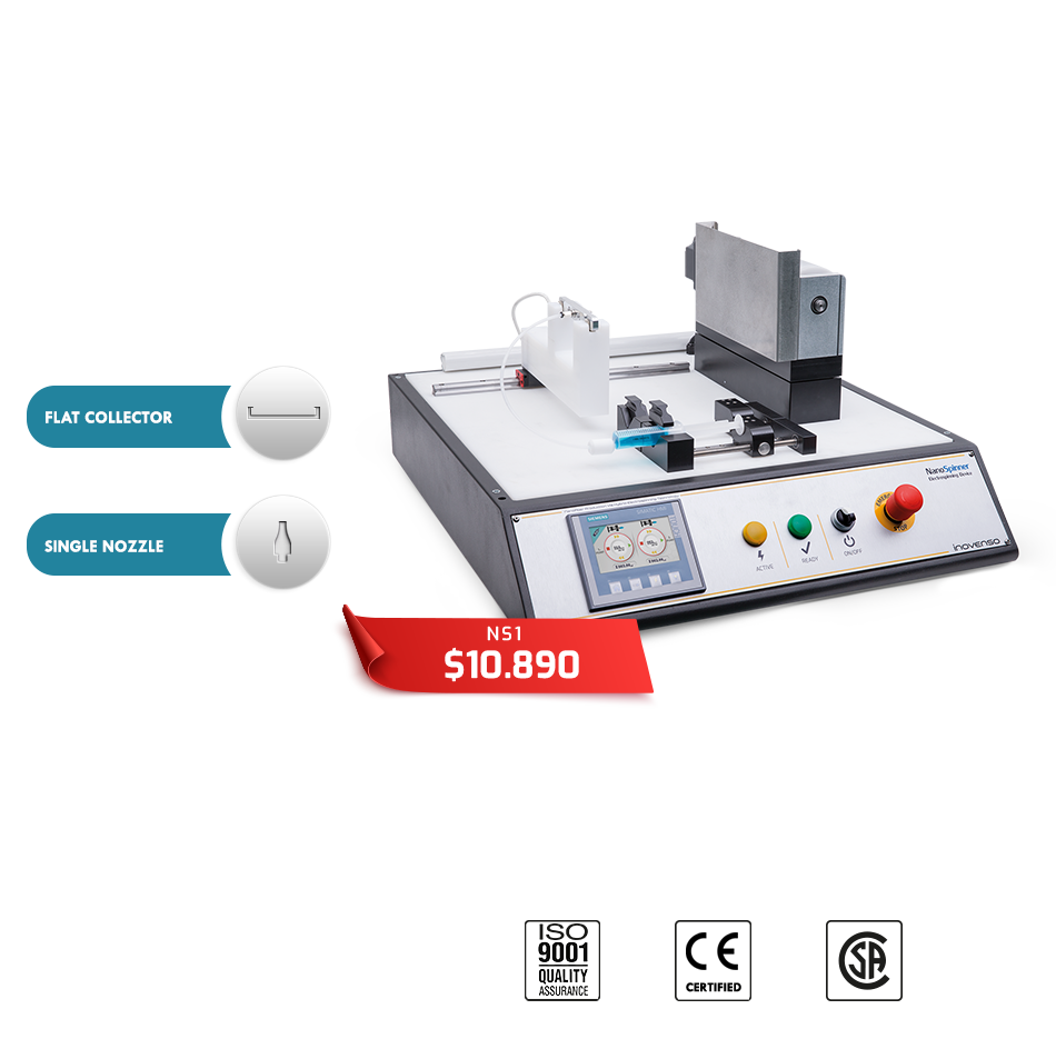 NS1 Electrospinning Machine with Price NS1 electrospinning machine with flat collector and single nozzle configuration